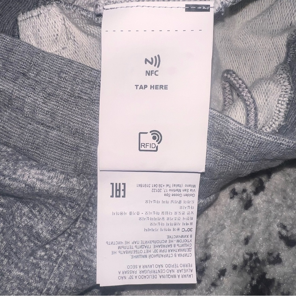 EUC Golden Goose Authentic Dorotea Jogging Pant Sweatpant Small Gray Lounge - Picture 7 of 10